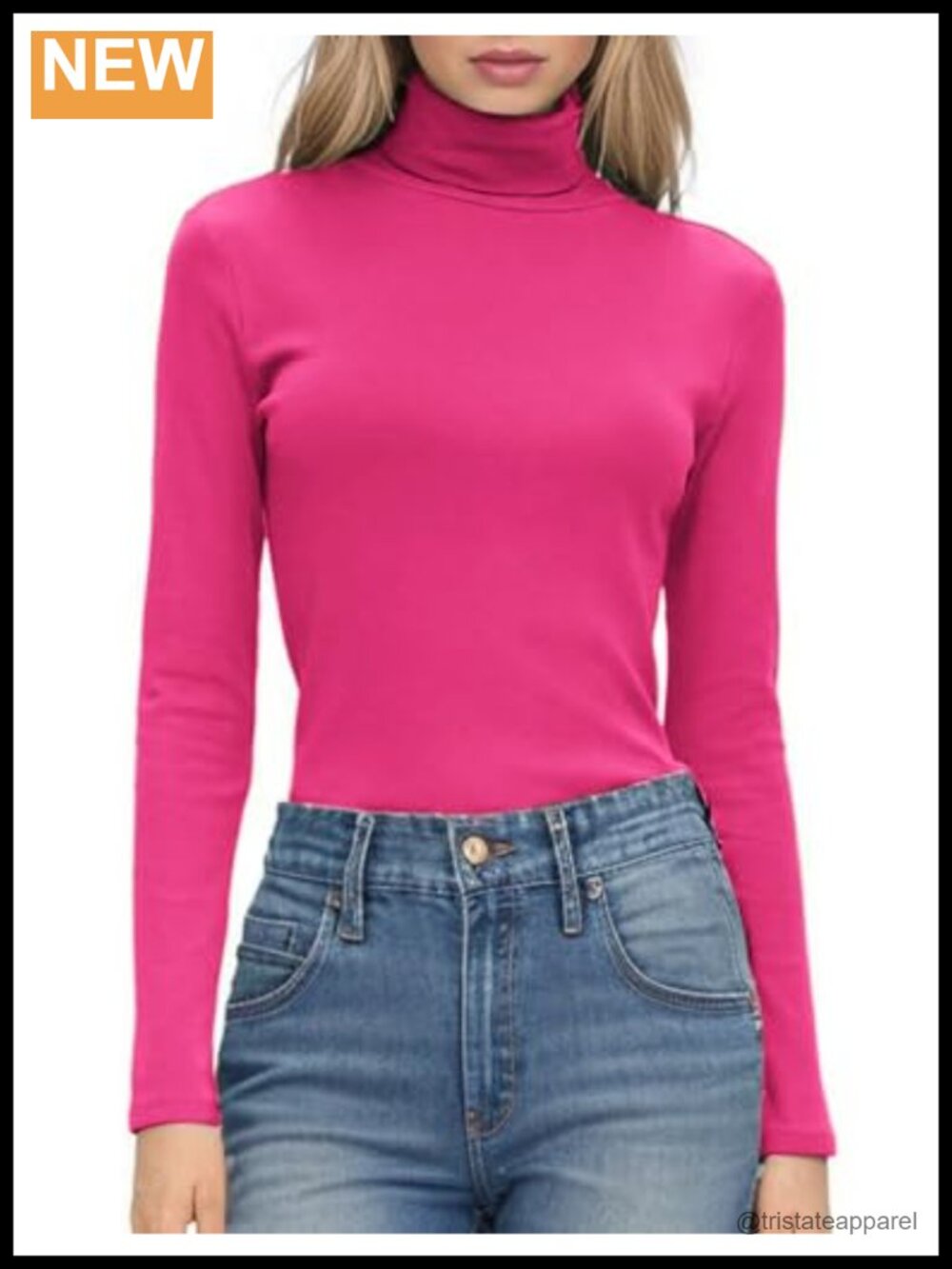 Mock Turtleneck Long Sleeve Top Lightweight Base Layer Tee